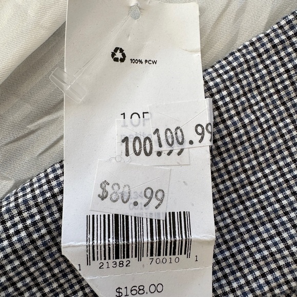 Banana Republic blazer, double breasted, in a stretch cotton blend, gingham - Picture 11 of 12